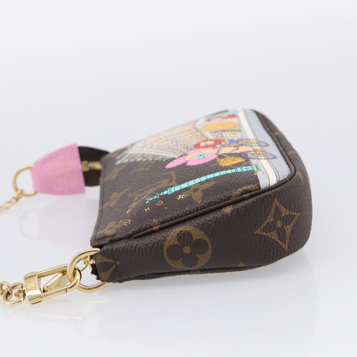 LOUIS VUITTON Vivienne Mini Pochette Accessoires Pouch M81760 LV Auth ka7248M