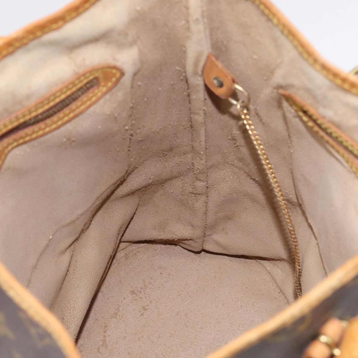 LOUIS VUITTON Monogram Bucket GM Shoulder Bag M42236 LV Auth ka7249