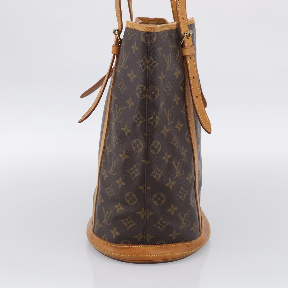 LOUIS VUITTON Monogram Bucket GM Shoulder Bag M42236 LV Auth ka7249