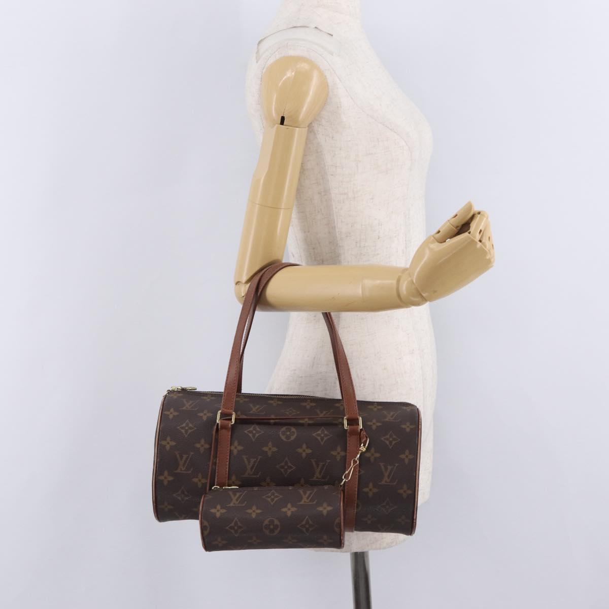 LOUIS VUITTON Monogram Papillon 30 Hand Bag M51365 LV Auth ka7255A