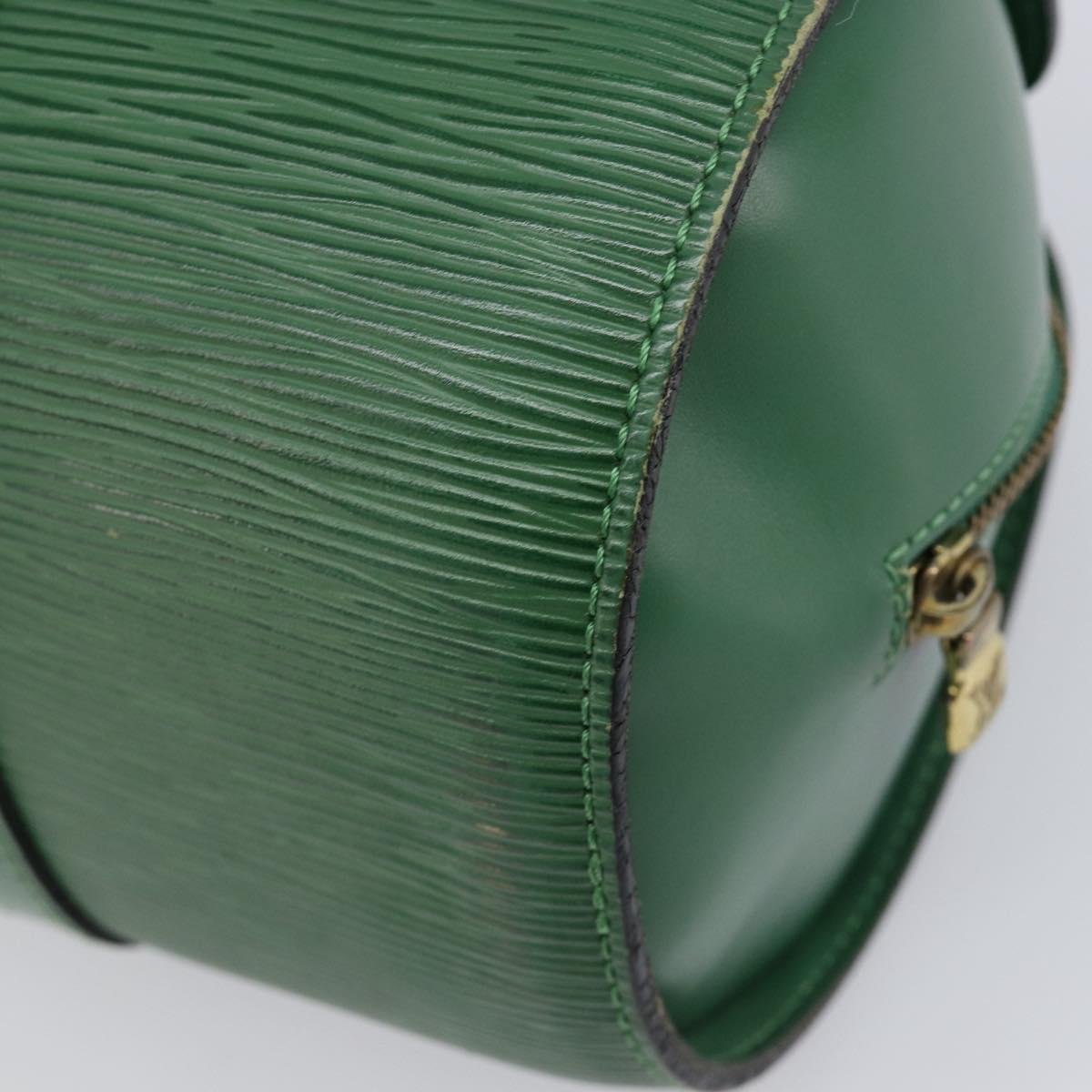 LOUIS VUITTON Epi Soufflot Hand Bag Green M52224 LV Auth ka7257