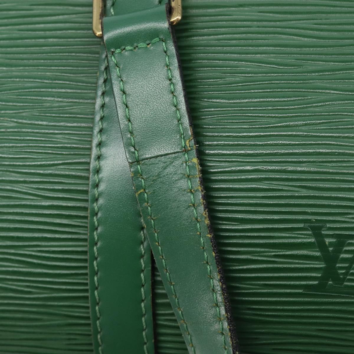 LOUIS VUITTON Epi Soufflot Hand Bag Green M52224 LV Auth ka7257