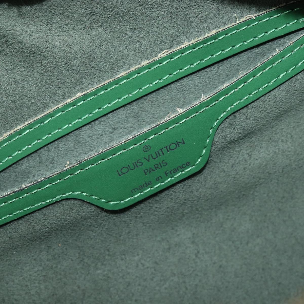 LOUIS VUITTON Epi Soufflot Hand Bag Green M52224 LV Auth ka7257