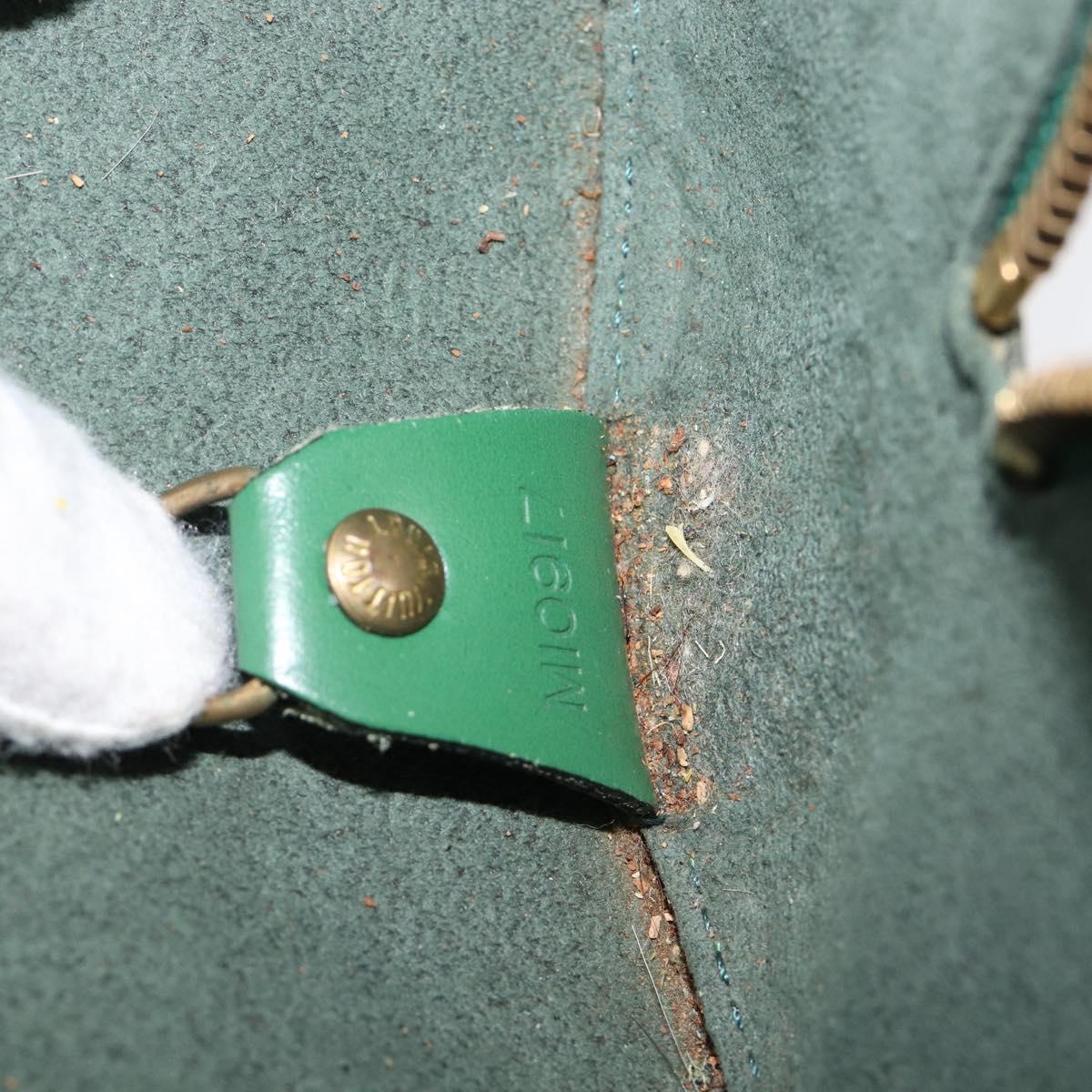 LOUIS VUITTON Epi Soufflot Hand Bag Green M52224 LV Auth ka7257