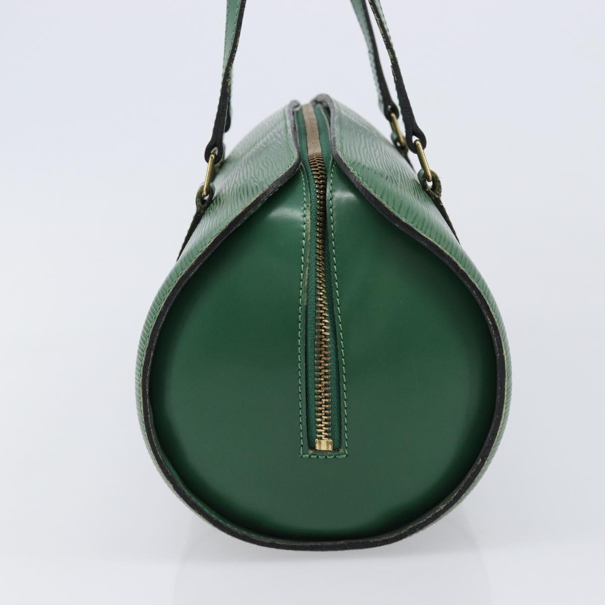 LOUIS VUITTON Epi Soufflot Hand Bag Green M52224 LV Auth ka7257