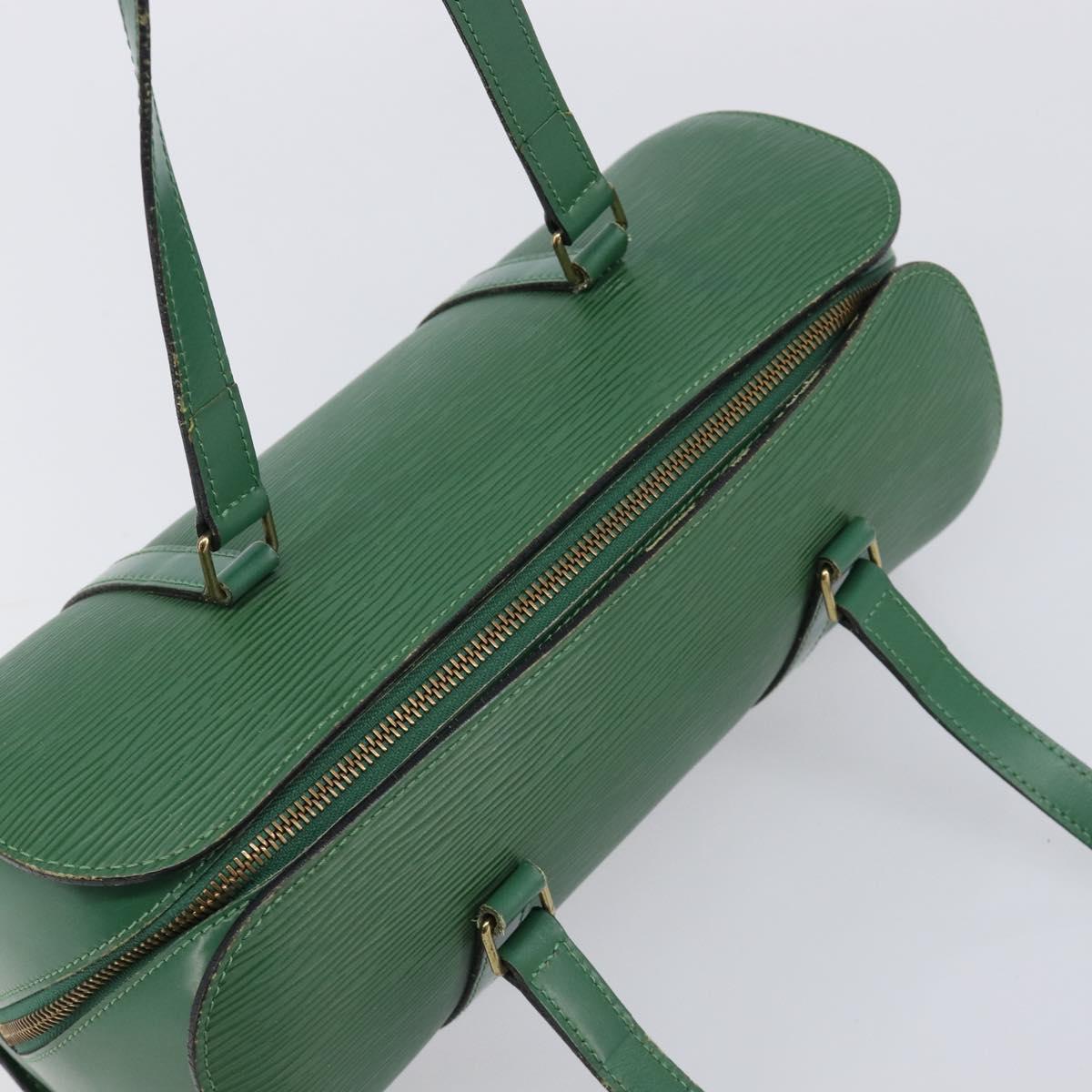 LOUIS VUITTON Epi Soufflot Hand Bag Green M52224 LV Auth ka7257