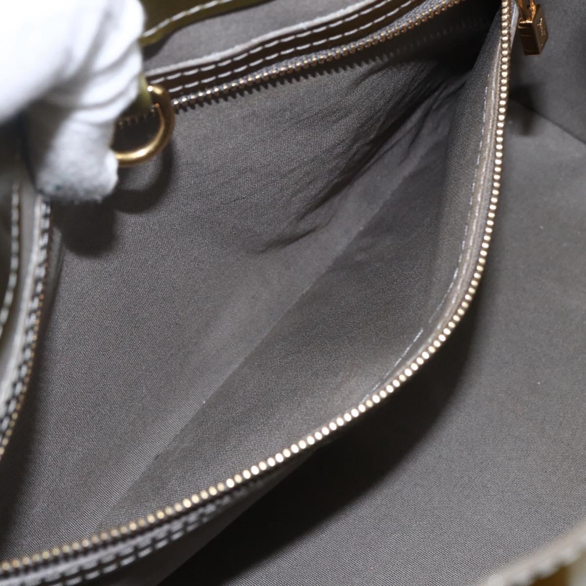 LOUIS VUITTON Monogram Vernis Wilshire PM Bag Gris Art Deco M91627 Auth ka726