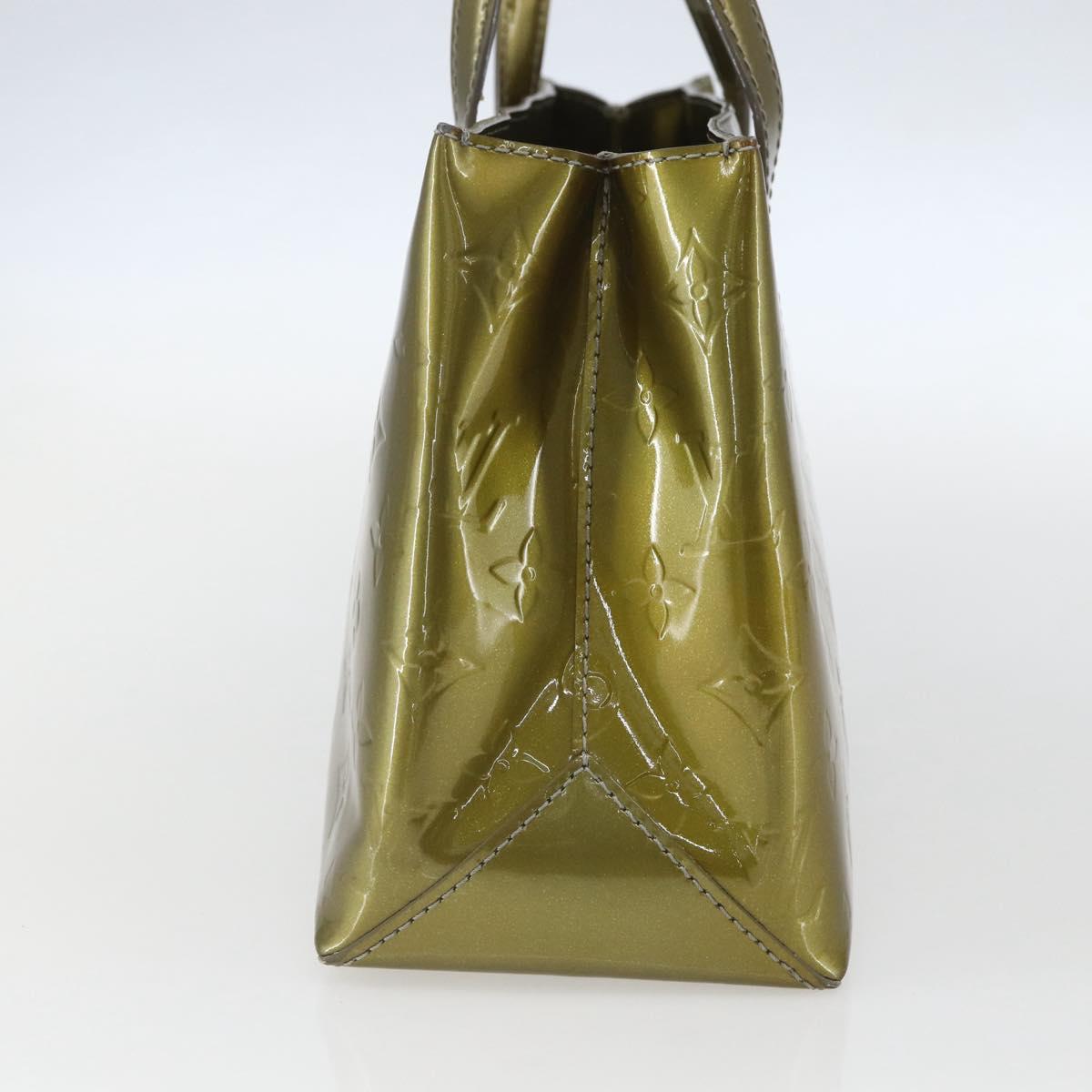 LOUIS VUITTON Monogram Vernis Wilshire PM Bag Gris Art Deco M91627 Auth ka726