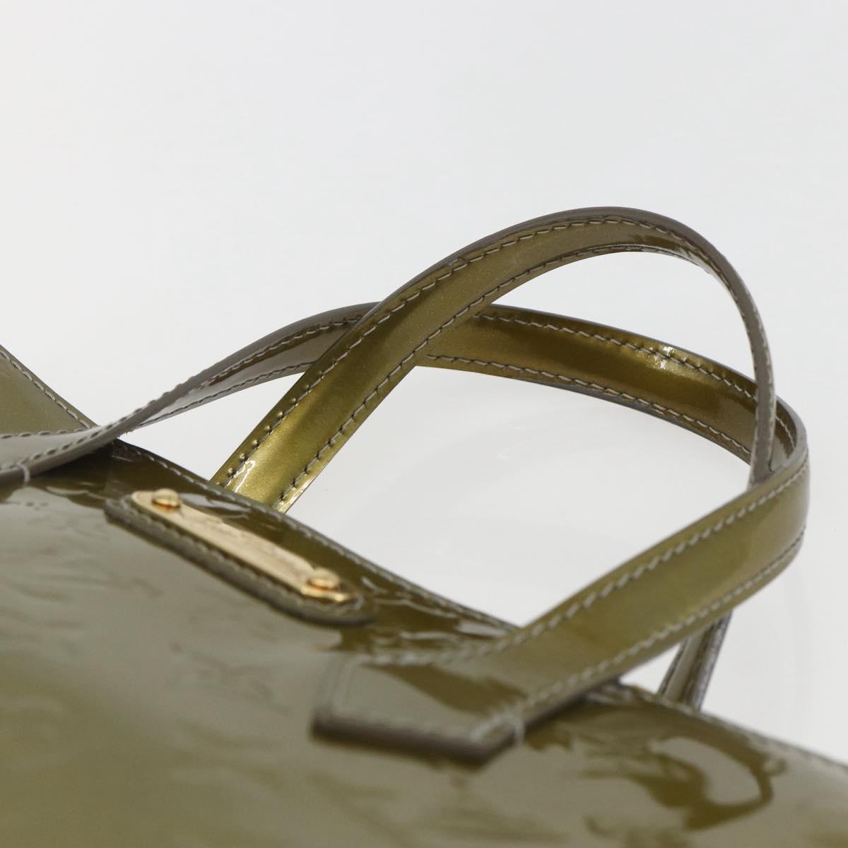 LOUIS VUITTON Monogram Vernis Wilshire PM Bag Gris Art Deco M91627 Auth ka726