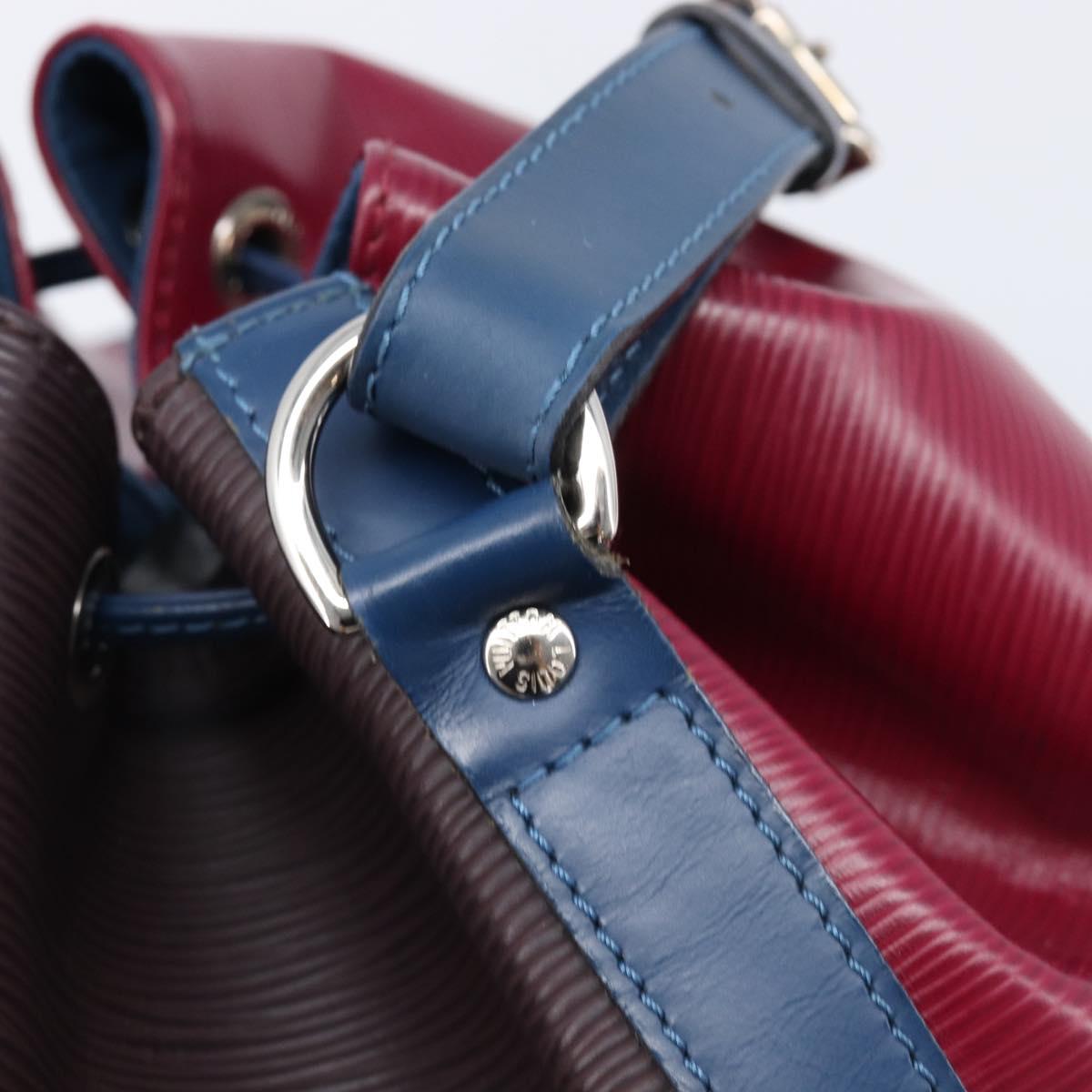 LOUIS VUITTON Epi Petit Noe Shoulder Bag Wine Red LV Auth ka7260V