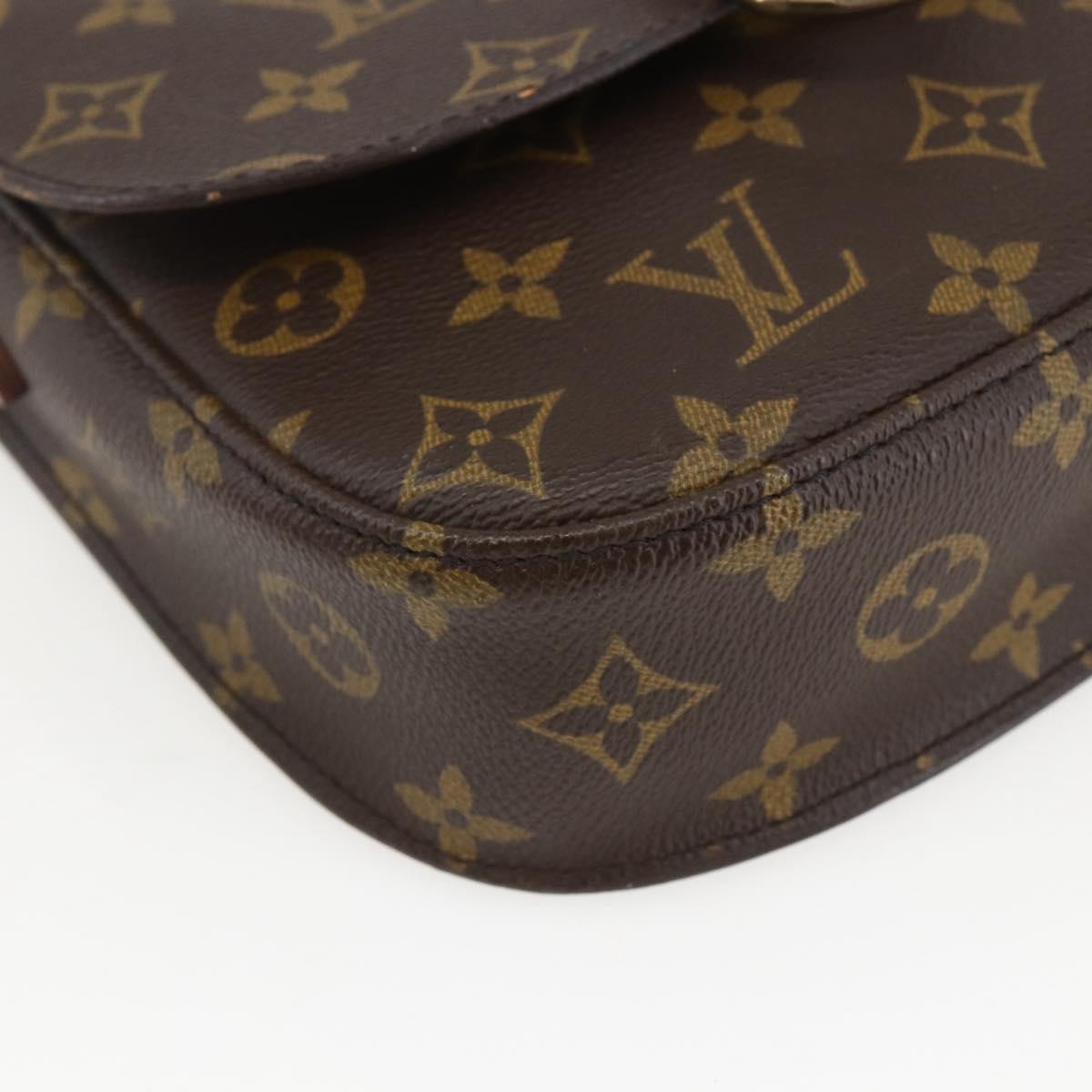 LOUIS VUITTON Monogram Saint Cloud MM Shoulder Bag M51243 LV Auth ka729