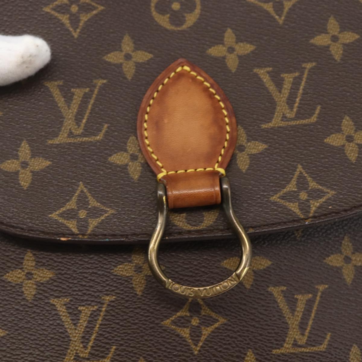 LOUIS VUITTON Monogram Saint Cloud MM Shoulder Bag M51243 LV Auth ka729