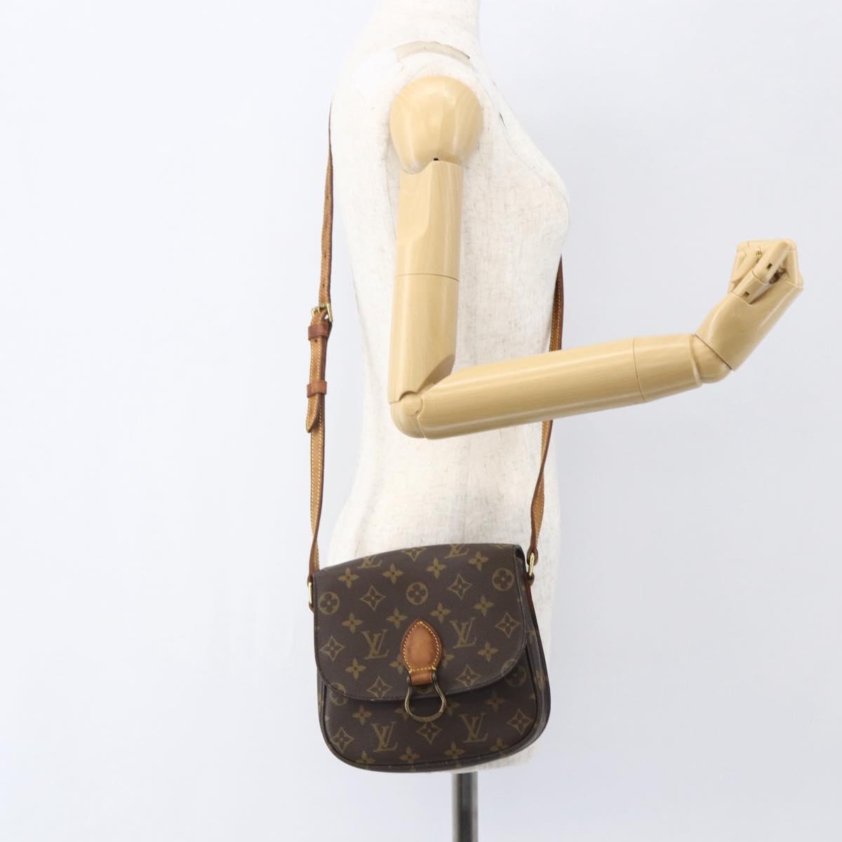 LOUIS VUITTON Monogram Saint Cloud MM Shoulder Bag M51243 LV Auth ka729