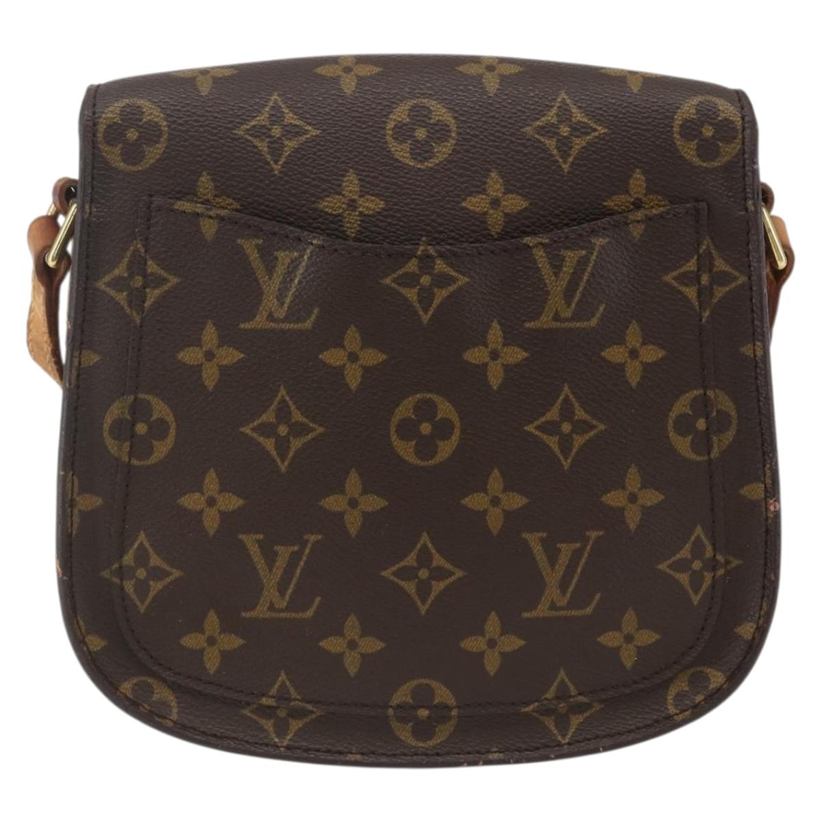 LOUIS VUITTON Monogram Saint Cloud MM Shoulder Bag M51243 LV Auth ka729