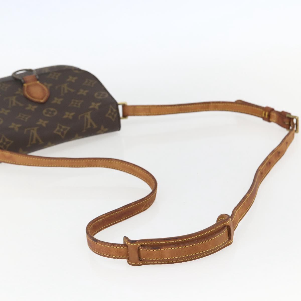 LOUIS VUITTON Monogram Saint Cloud MM Shoulder Bag M51243 LV Auth ka729