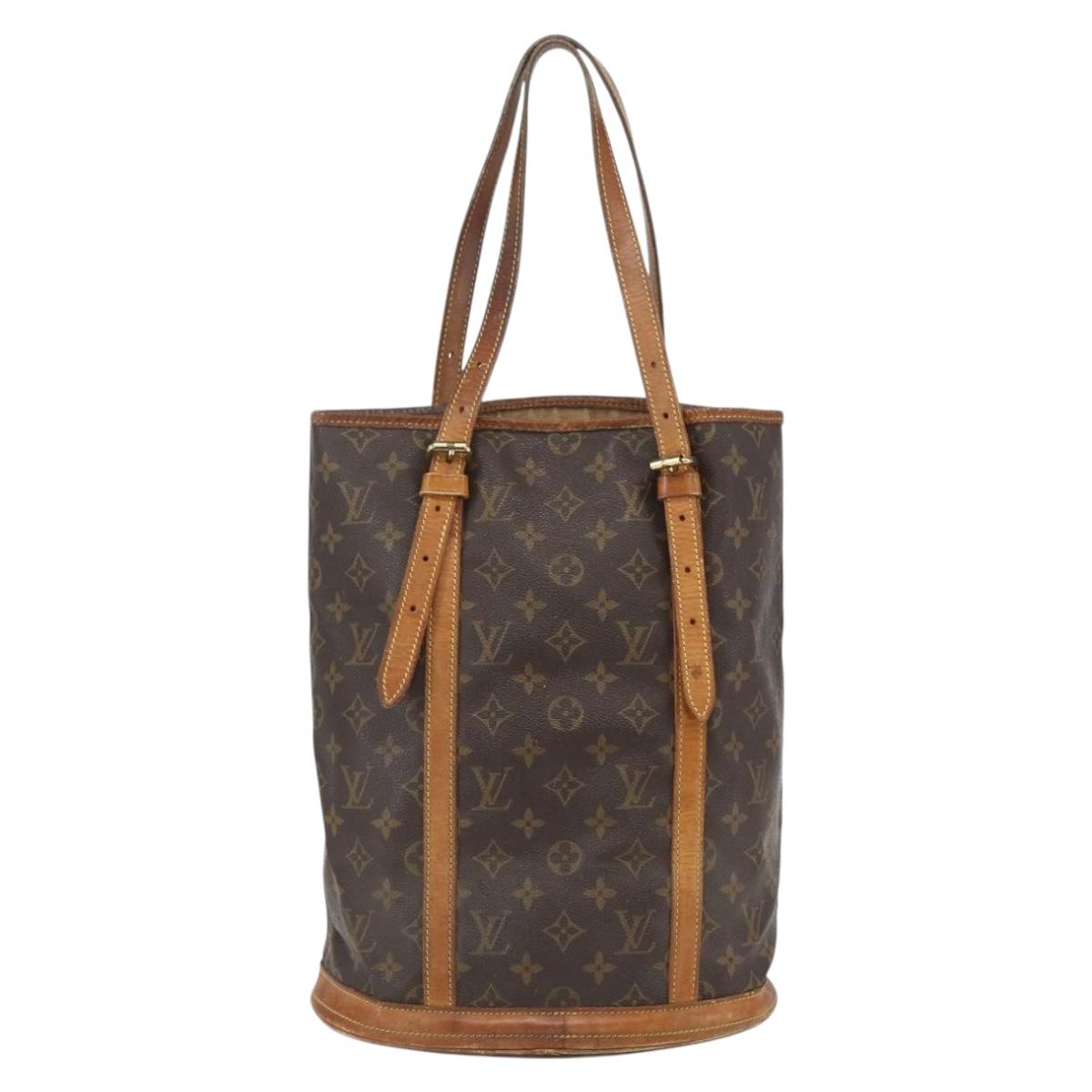 LOUIS VUITTON Monogram Bucket GM Shoulder Bag M42236 LV Auth ka730