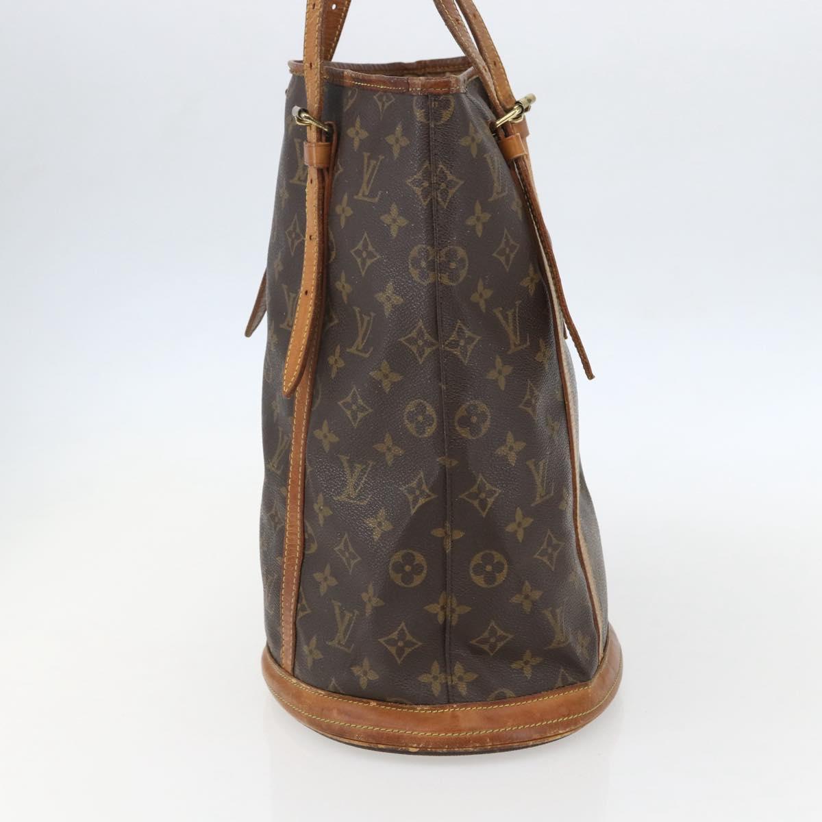 LOUIS VUITTON Monogram Bucket GM Shoulder Bag M42236 LV Auth ka730