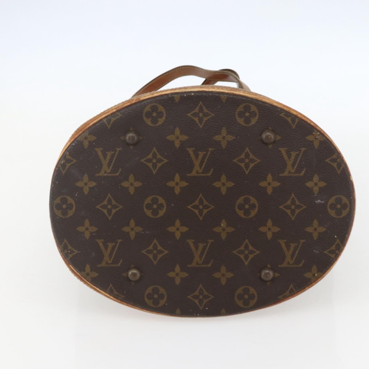 LOUIS VUITTON Monogram Bucket GM Shoulder Bag M42236 LV Auth ka730