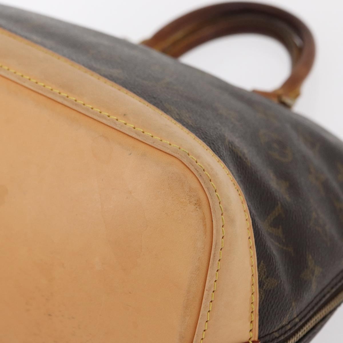 LOUIS VUITTON Monogram Alma Hand Bag M51130 LV Auth ka737