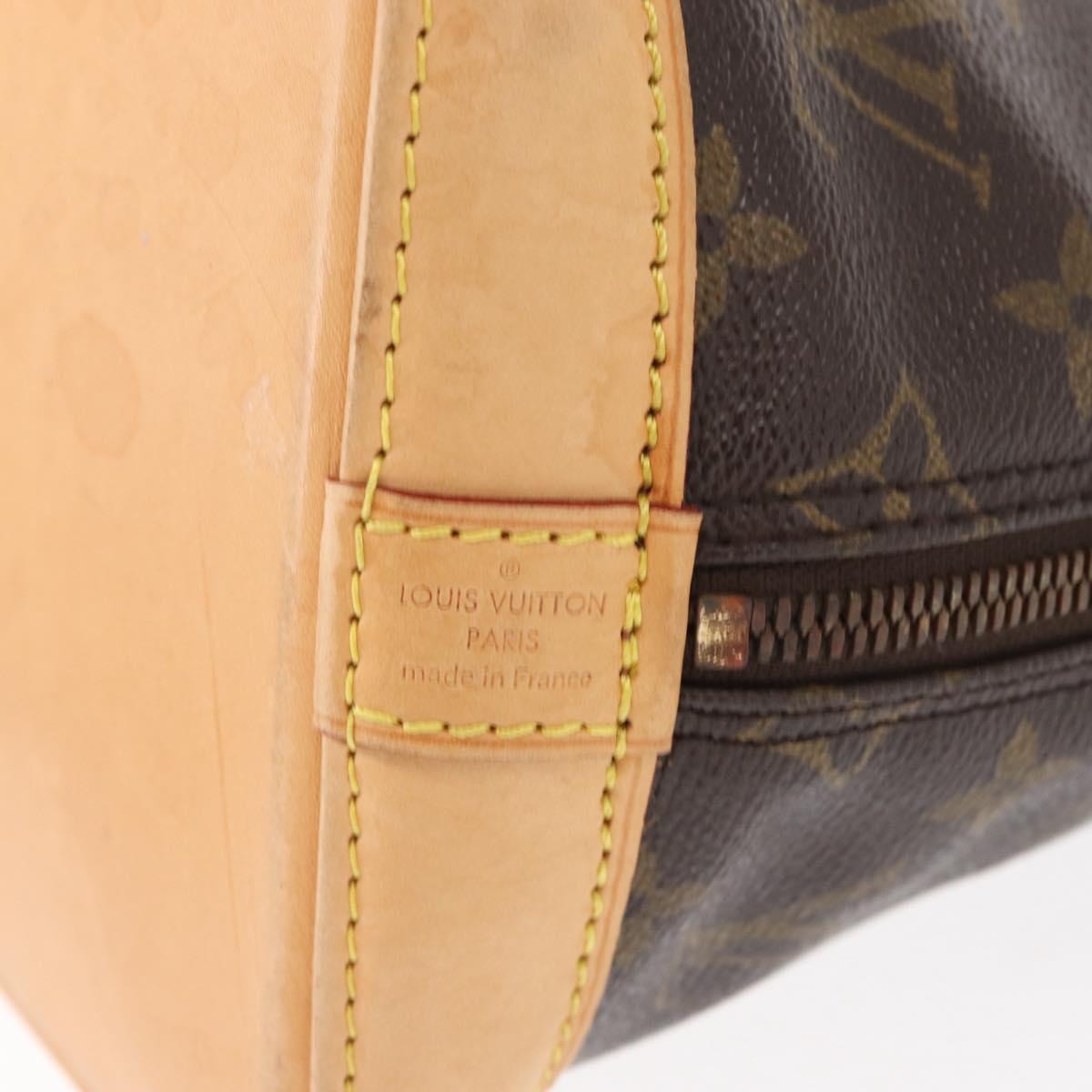 LOUIS VUITTON Monogram Alma Hand Bag M51130 LV Auth ka737
