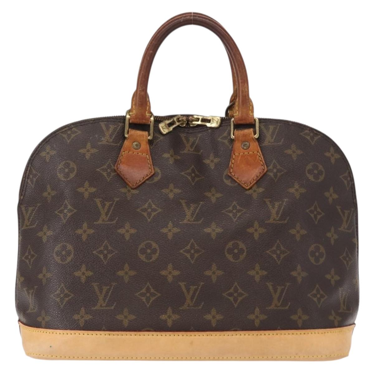 LOUIS VUITTON Monogram Alma Hand Bag M51130 LV Auth ka737