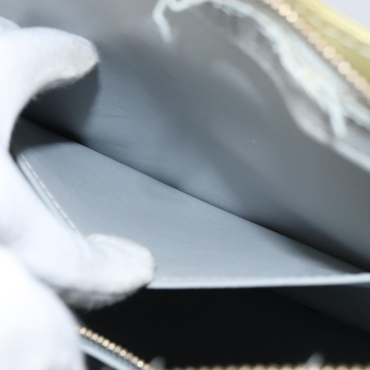 LOUIS VUITTON Monogram Vernis Houston Hand Bag Gris M91053 LV Auth ka739