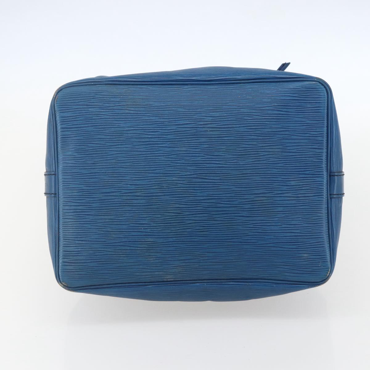 LOUIS VUITTON Epi Petit Noe Shoulder Bag Blue M44105 LV Auth ka741