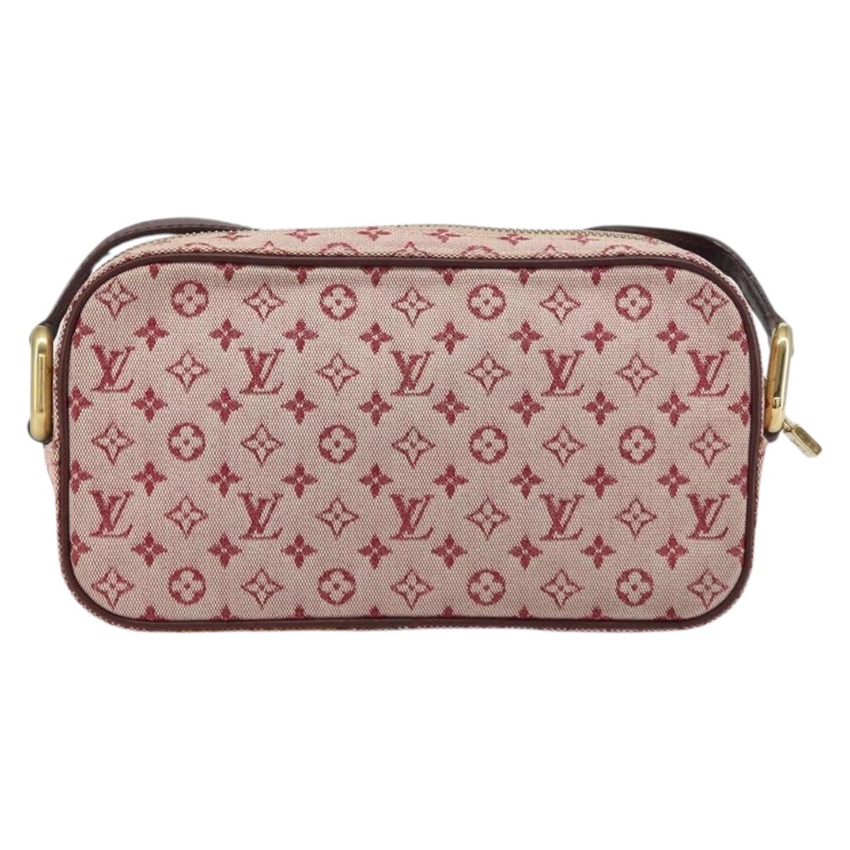 LOUIS VUITTON Monogram Mini Juliet MM Shoulder Bag Red M92219 LV Auth ka748V