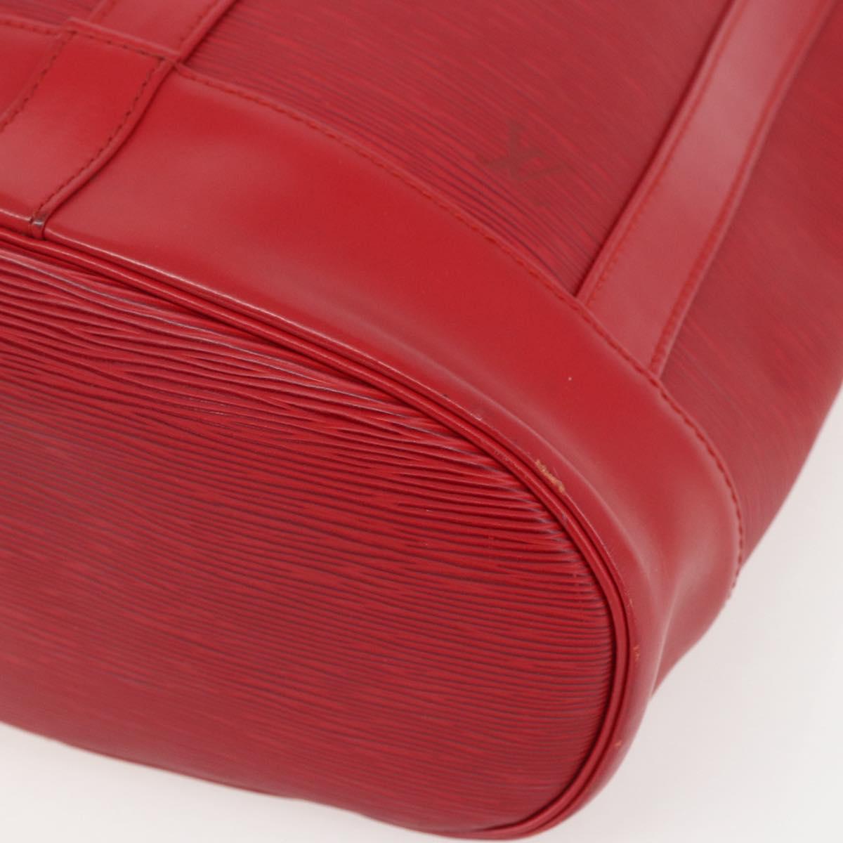 LOUIS VUITTON Epi Randonnee PM Shoulder Bag Red M52357 LV Auth ka752