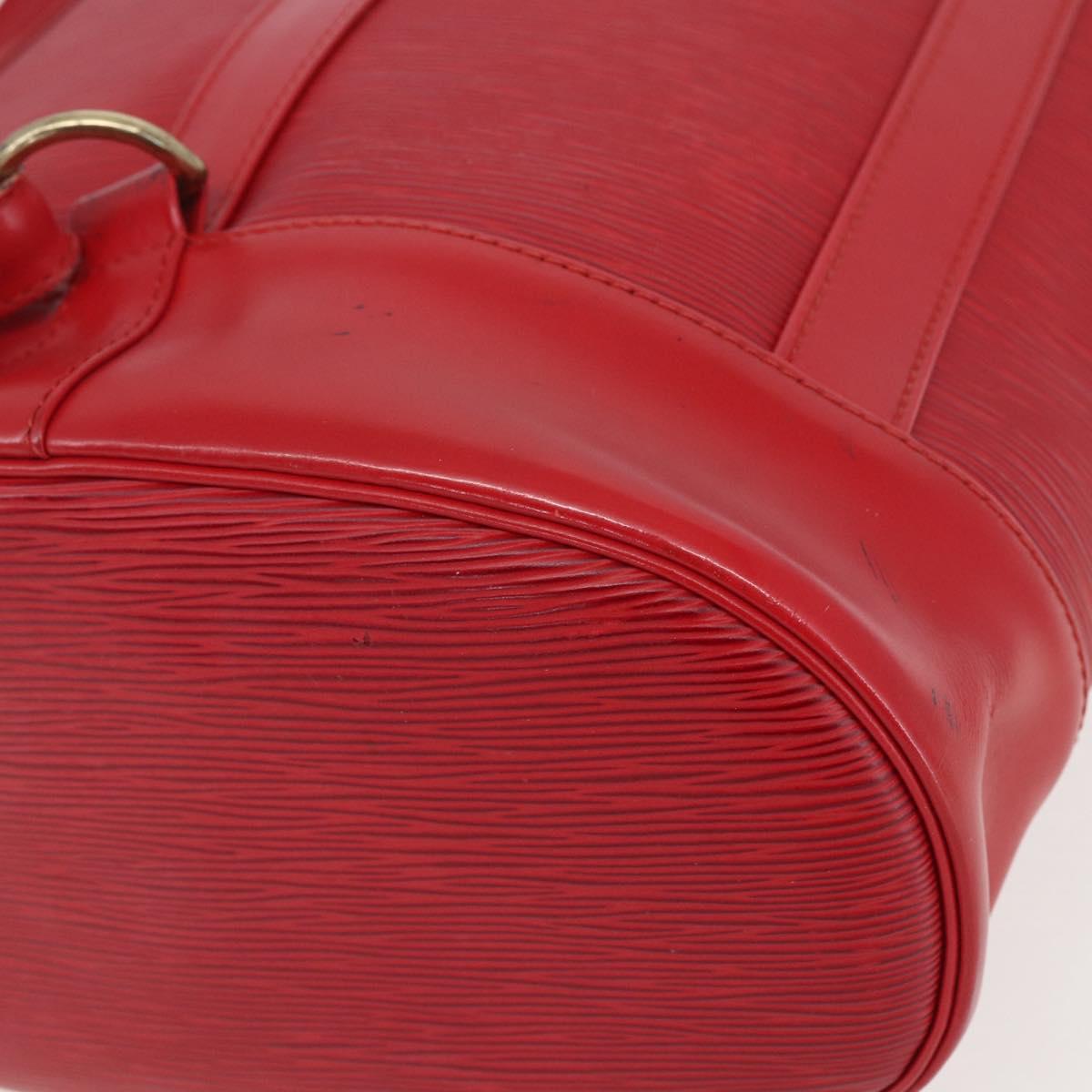 LOUIS VUITTON Epi Randonnee PM Shoulder Bag Red M52357 LV Auth ka752