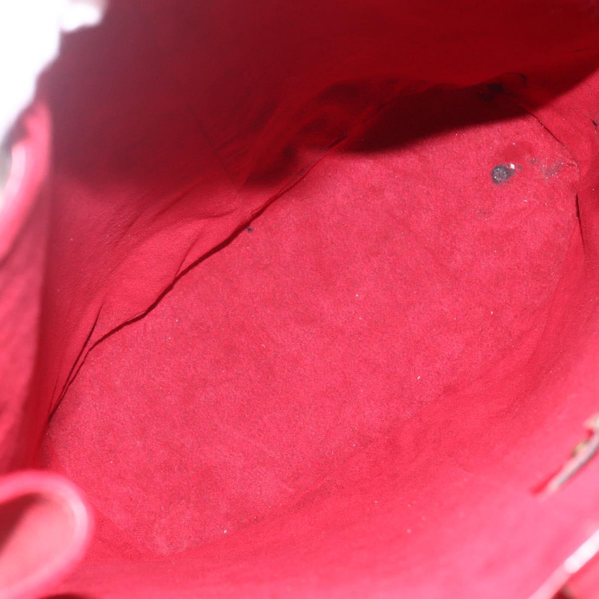 LOUIS VUITTON Epi Randonnee PM Shoulder Bag Red M52357 LV Auth ka752