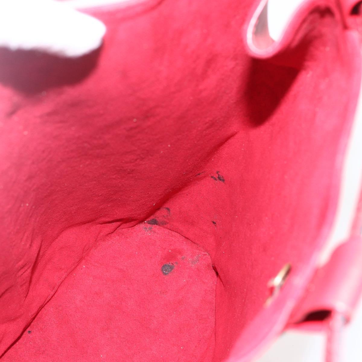 LOUIS VUITTON Epi Randonnee PM Shoulder Bag Red M52357 LV Auth ka752