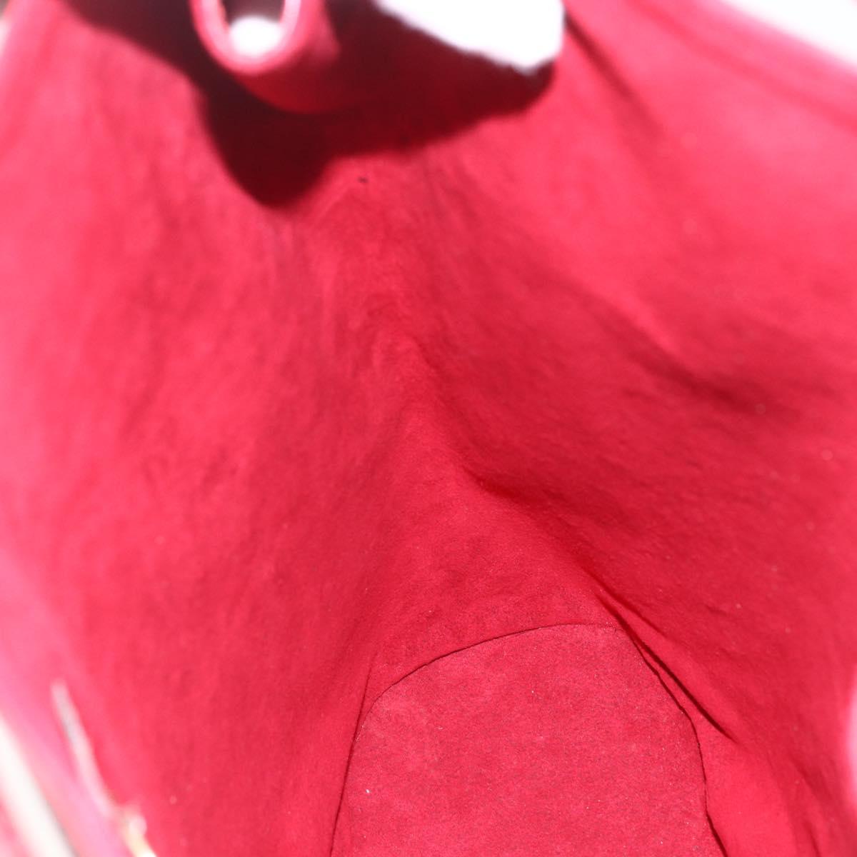 LOUIS VUITTON Epi Randonnee PM Shoulder Bag Red M52357 LV Auth ka752