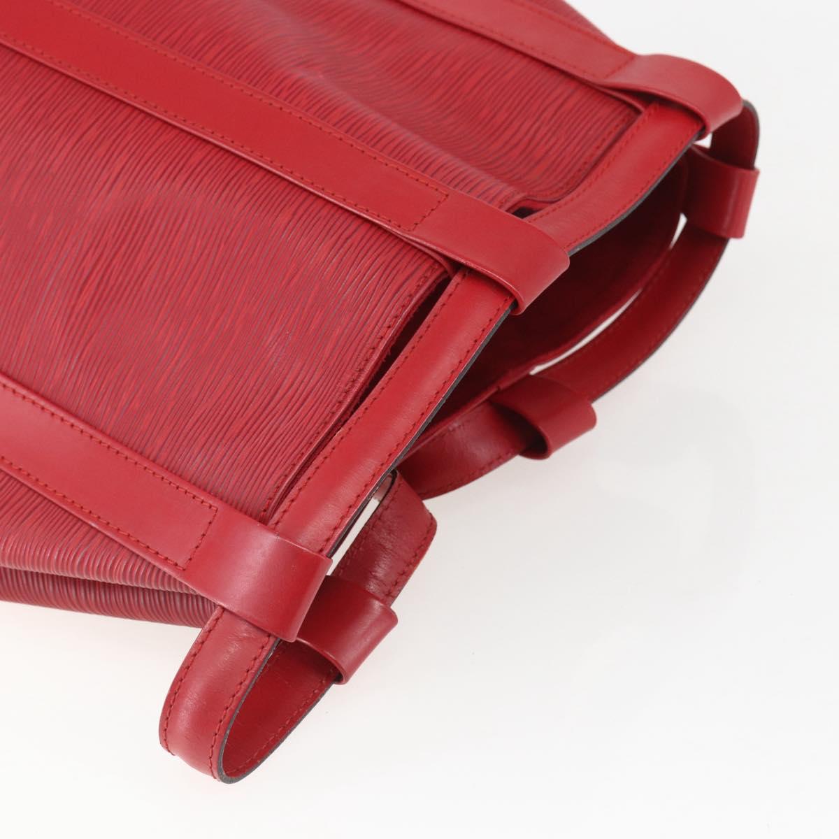 LOUIS VUITTON Epi Randonnee PM Shoulder Bag Red M52357 LV Auth ka752