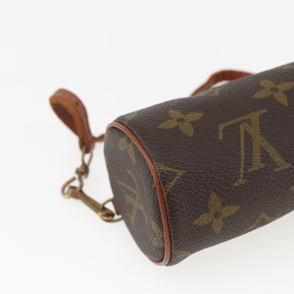 LOUIS VUITTON Monogram Papillon Pouch LV Auth ka753