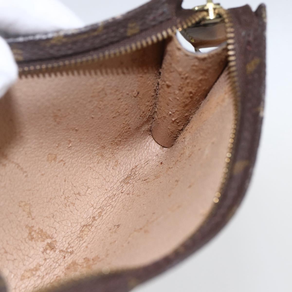 LOUIS VUITTON Monogram Bucket PM Accessory Pouch LV Auth ka755