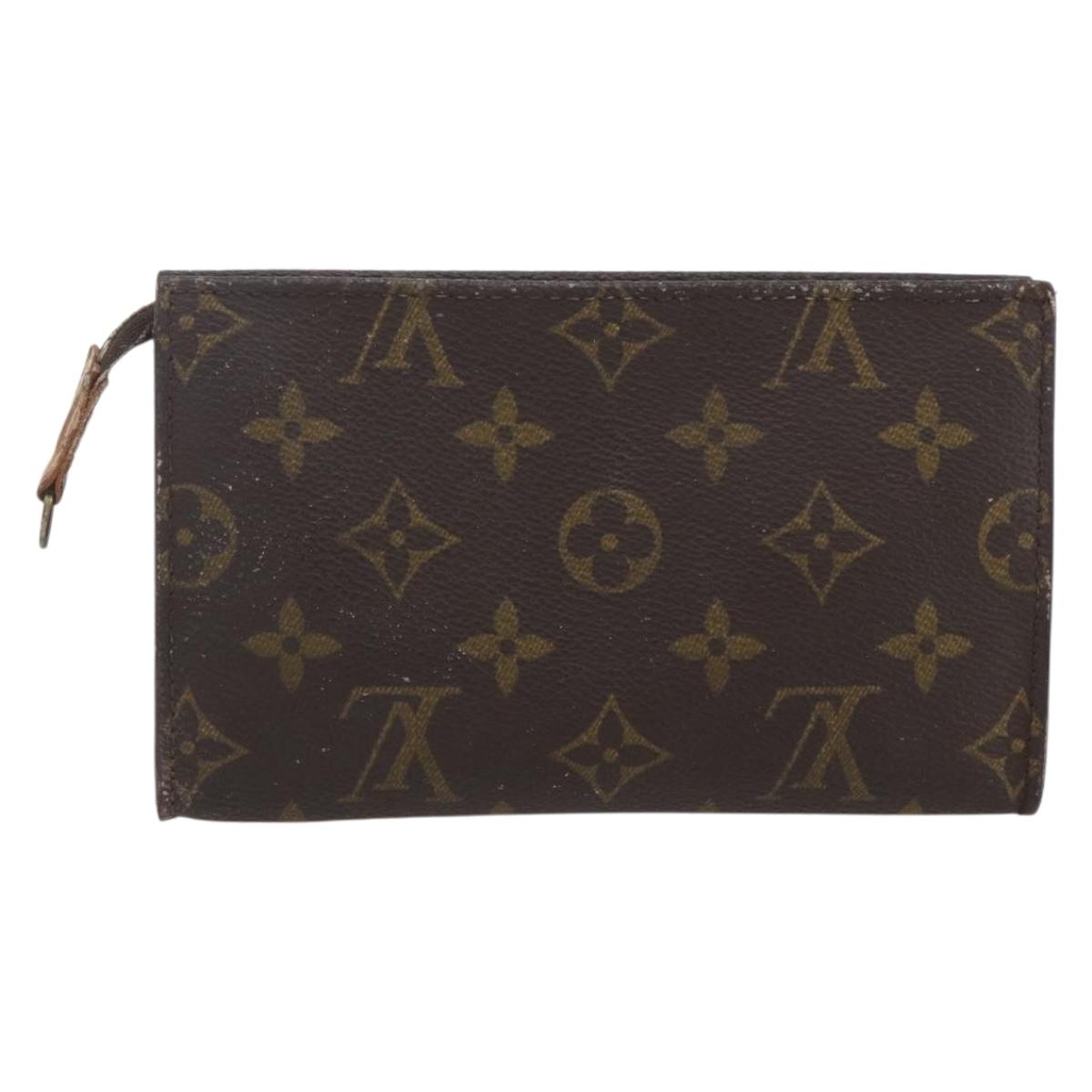 LOUIS VUITTON Monogram Bucket PM Accessory Pouch LV Auth ka755