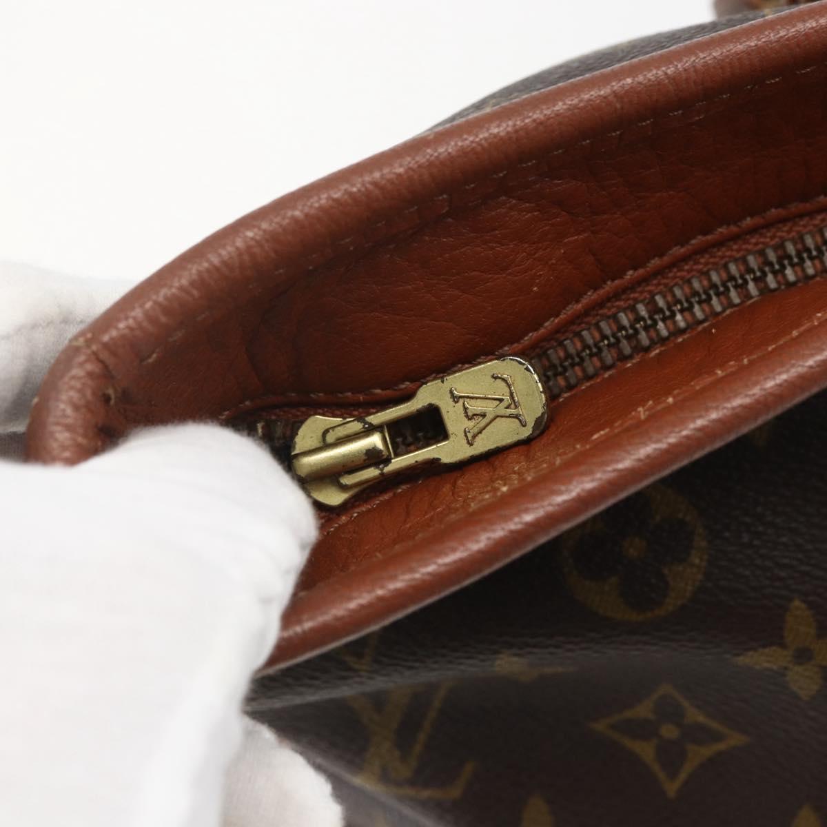 LOUIS VUITTON Monogram Sac Weekend PM Hand Bag M42425 LV Auth ka760