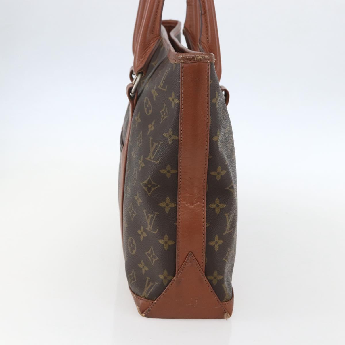 LOUIS VUITTON Monogram Sac Weekend PM Hand Bag M42425 LV Auth ka760