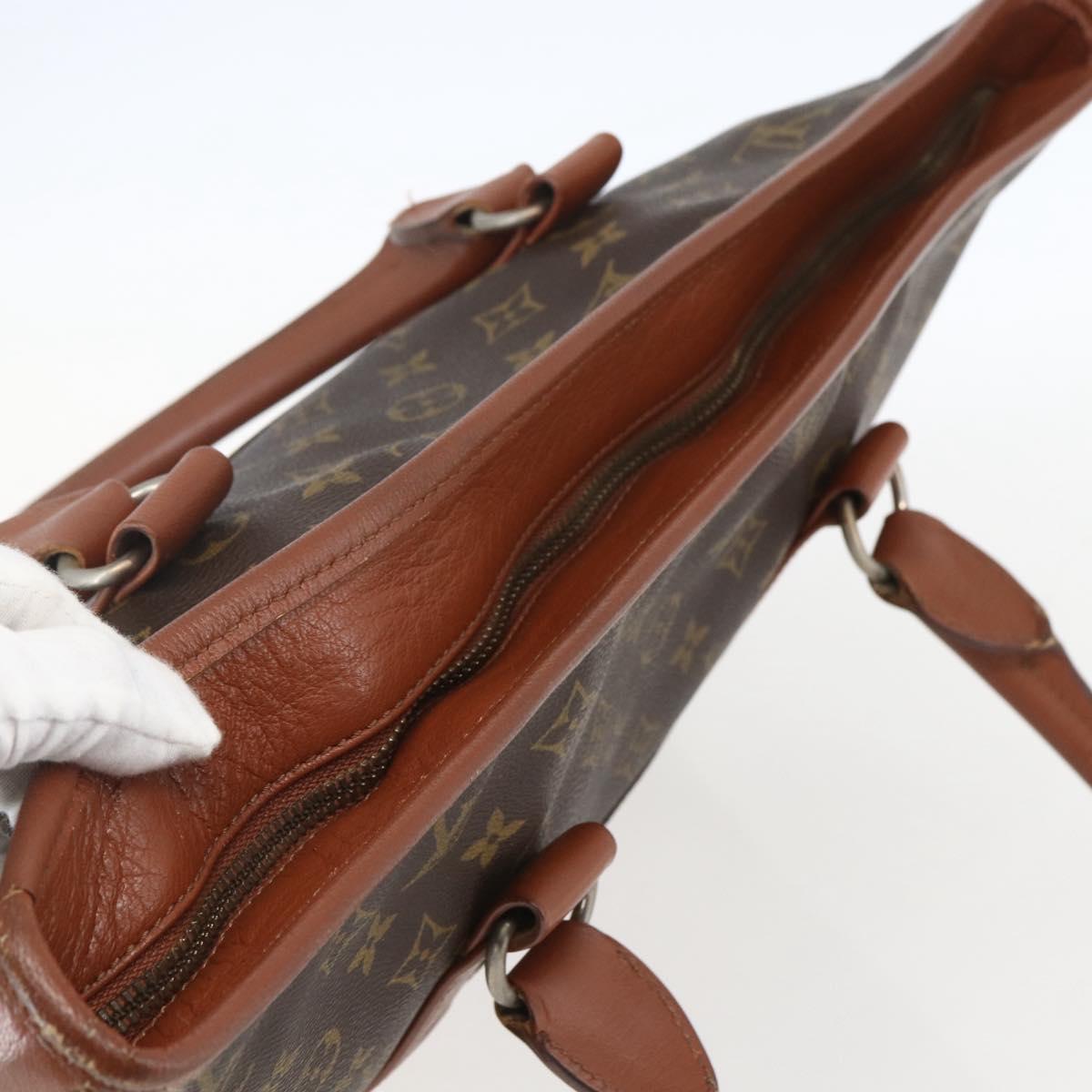 LOUIS VUITTON Monogram Sac Weekend PM Hand Bag M42425 LV Auth ka760