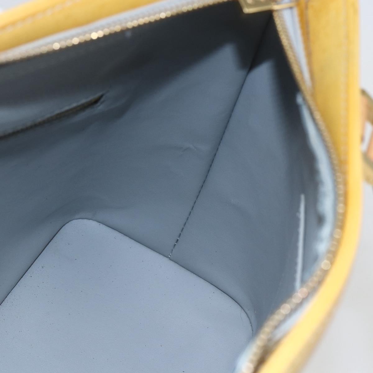 LOUIS VUITTON Monogram Vernis Houston Hand Bag Gris M91053 LV Auth ka761