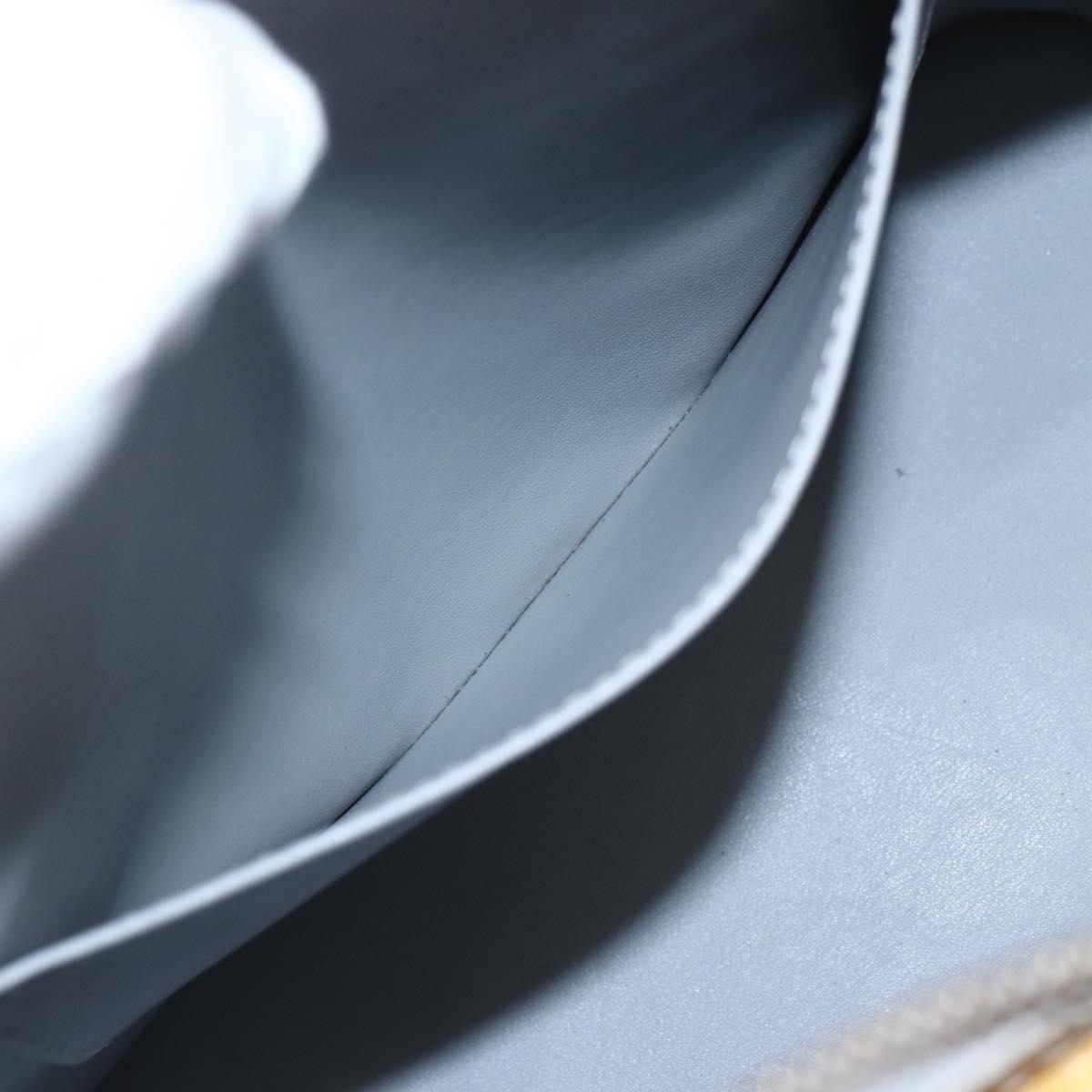 LOUIS VUITTON Monogram Vernis Houston Hand Bag Gris M91053 LV Auth ka761