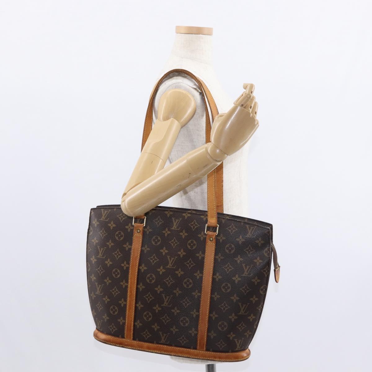 LOUIS VUITTON Monogram Babylone Tote Bag M51102 LV Auth ka762