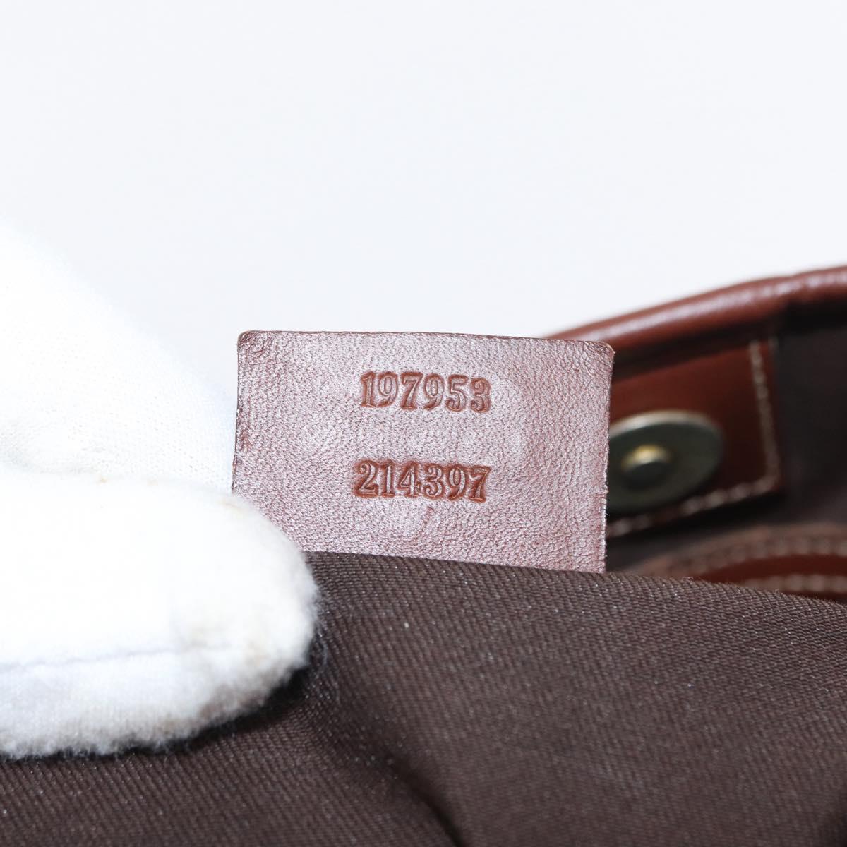 GUCCI GG Supreme Tote Bag PVC Cream Gold 197953 Auth ka766