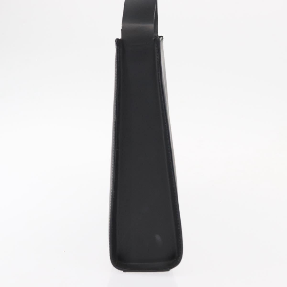 GUCCI Shoulder Bag Leather Black Silver 001 3065 Auth ka767