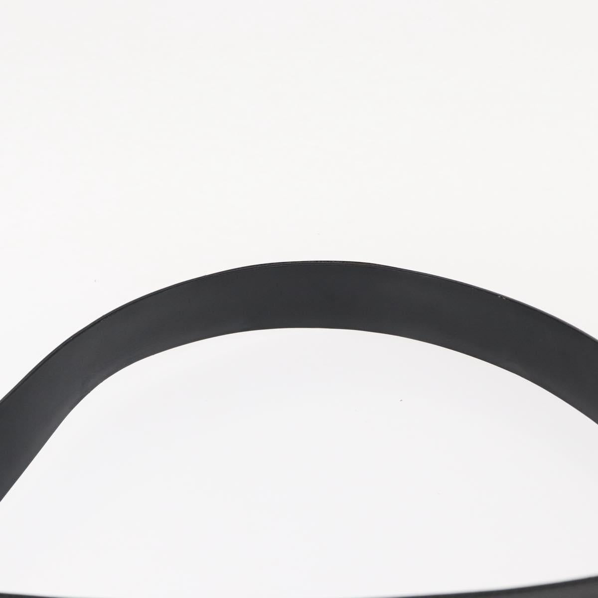 GUCCI Shoulder Bag Leather Black Silver 001 3065 Auth ka767