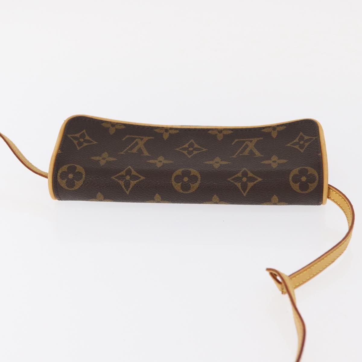 LOUIS VUITTON Monogram Pochette Twin PM Shoulder Bag M51854 LV Auth ka775