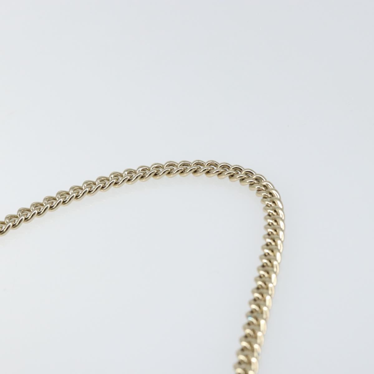 Christian Dior Shoulder Bag PVC Gray Gold Auth ka778