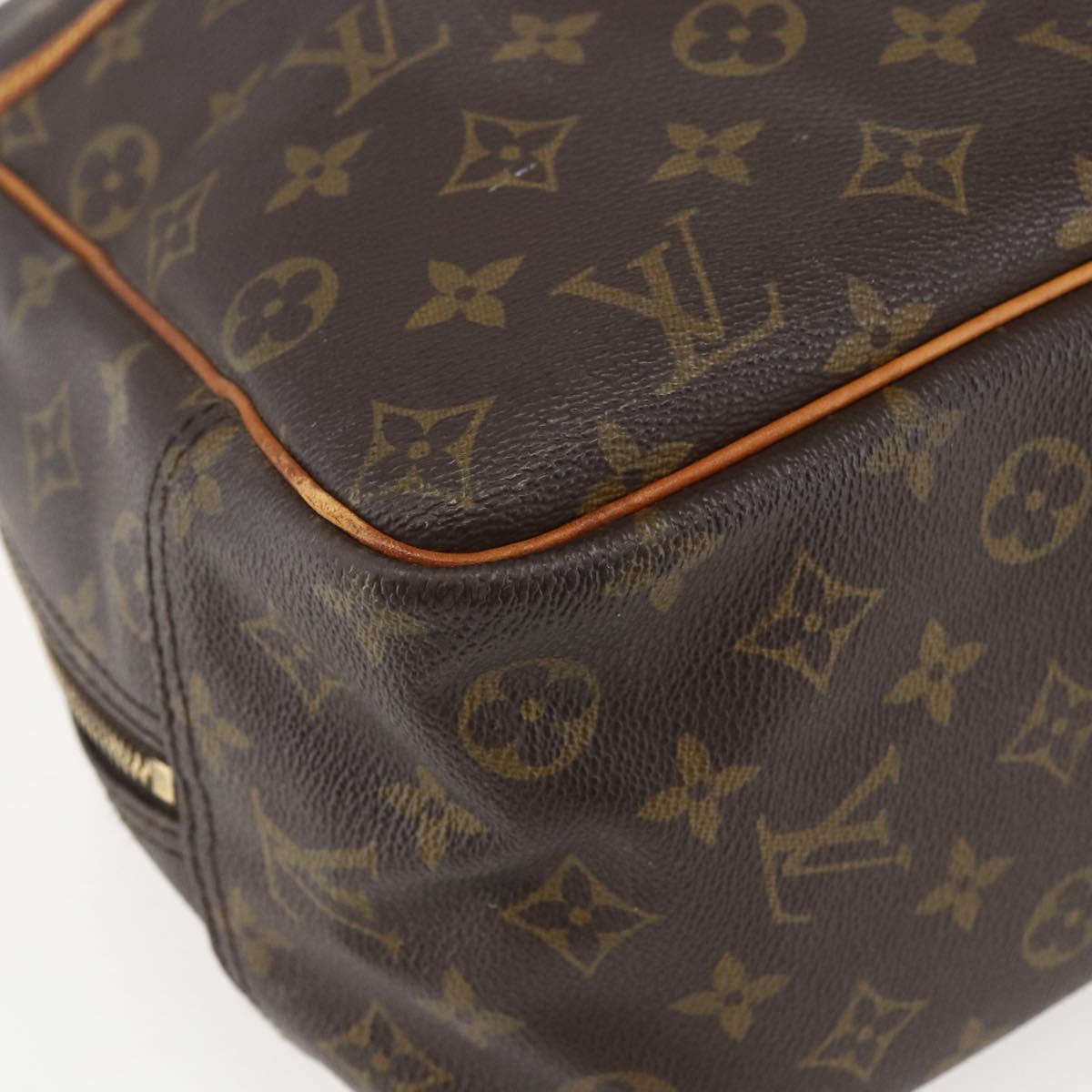 LOUIS VUITTON Monogram Deauville Hand Bag M47270 LV Auth ka780