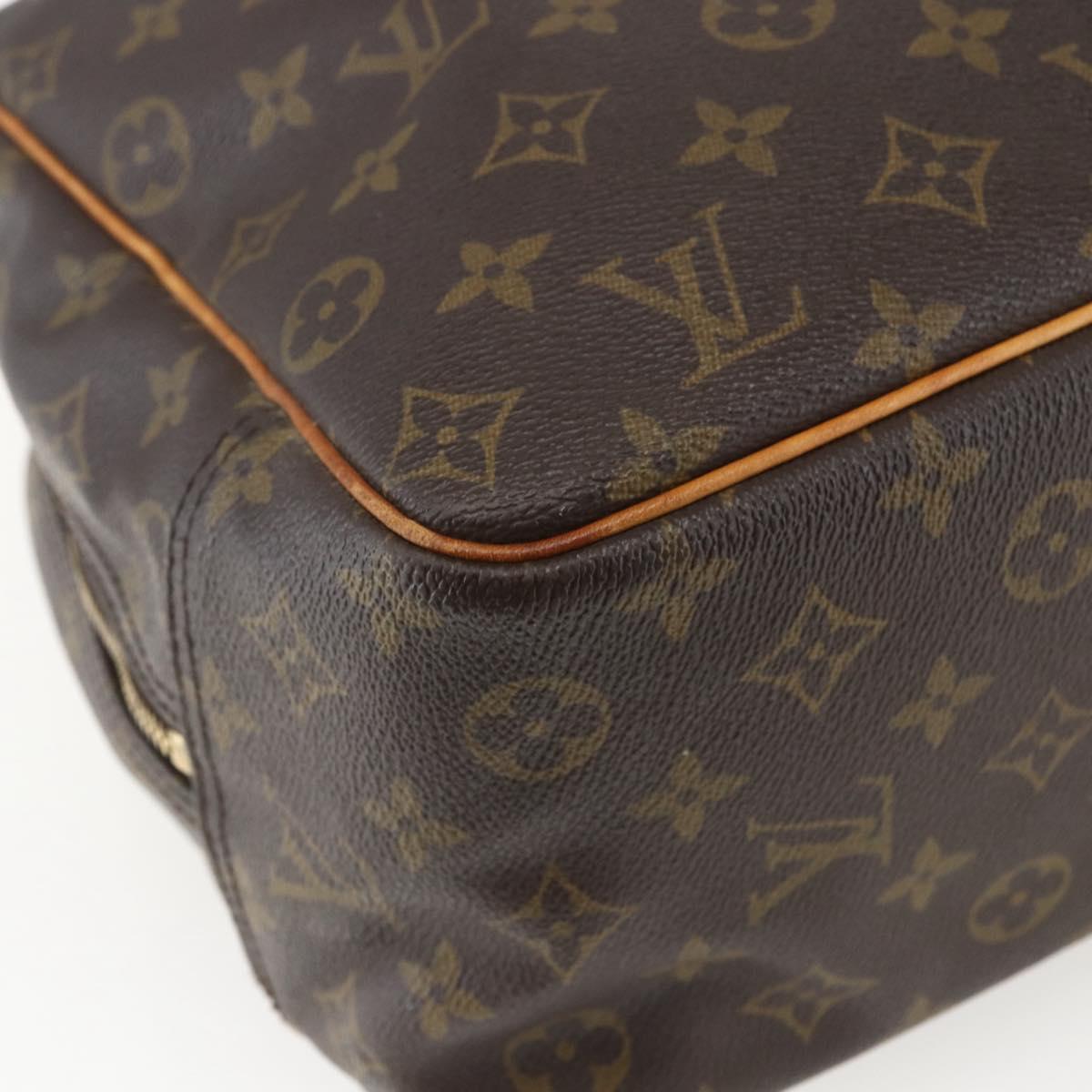 LOUIS VUITTON Monogram Deauville Hand Bag M47270 LV Auth ka780